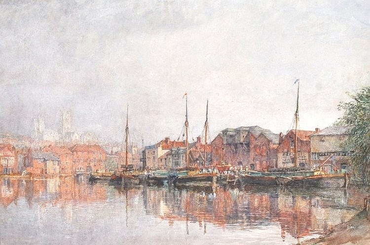 Lincoln- Brayford Mere by Henry Robertson